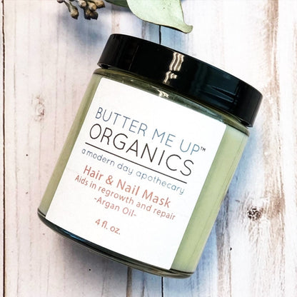 Organic Hair & Nail Growth Mask – Deep Conditioning Treatment